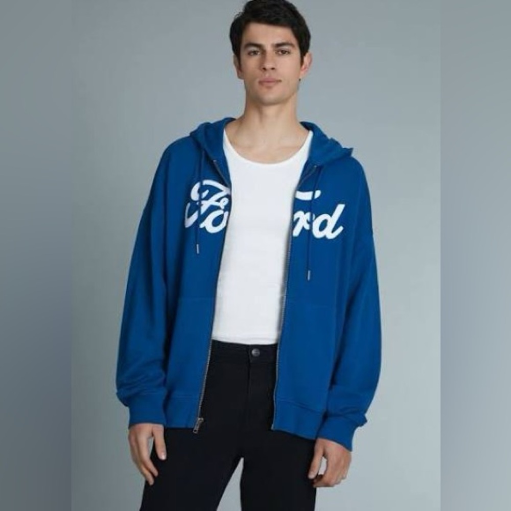 LIMITED EDITION FORD X FOREVER 21 DARK NAVY ZIP UP